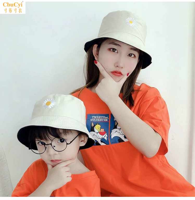 Popular models Daisy Fisherman hat children Bucket hats Two-sided men and women Spring and summer Sunscreen Visorin the Accessories/Leather belt/Hat/Muffler , Hat category - from Buy2taobao.com to provide professional Taobao agent buy service
