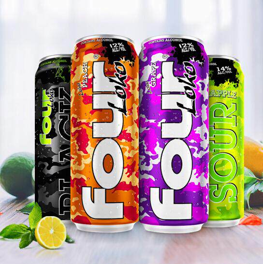 four loko四洛克预调鸡尾酒洋酒 果酒 迷彩系列水果味695ml/罐装