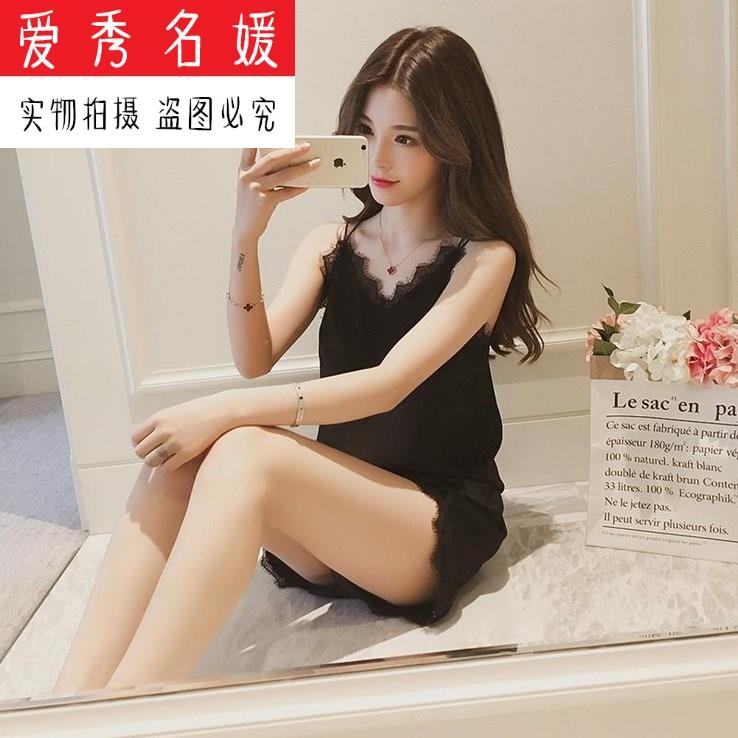 大码女装2019新款夏装性感吊带睡衣套装胖冰丝绸家居服两件套潮在类目 女装/女士精品, 大码女装中 - 来自Buy2taobao.com提供专业的淘宝代购服务