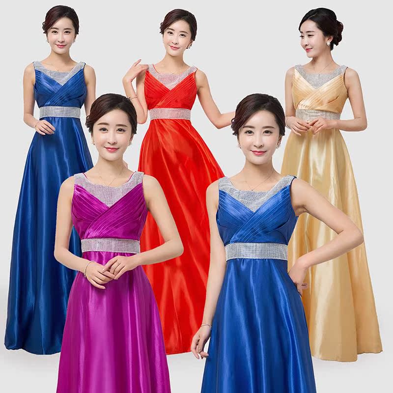 2019 Welcome etiquette\Chorus longuette Female red Zijin Evening dress costume have more cash than can be accounted for Bridesmaid Hostin the Women's clothing/Boutique , Wedding/Cheongsam/Formal dress , Formal dress/Evening category - from Buy2taobao.com to provide professional Taobao agent buy service