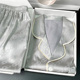 520情人节礼物送男朋友老公实用型生日丝绸睡衣短袖三件套礼盒装