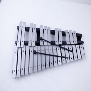 厂30音折叠铝板琴 中小学教学用奥尔夫早教玩教具打击乐器送收库