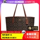 【自营】COACH/蔻驰女士CITY大号单肩手提包托特包白色5696IMRFF