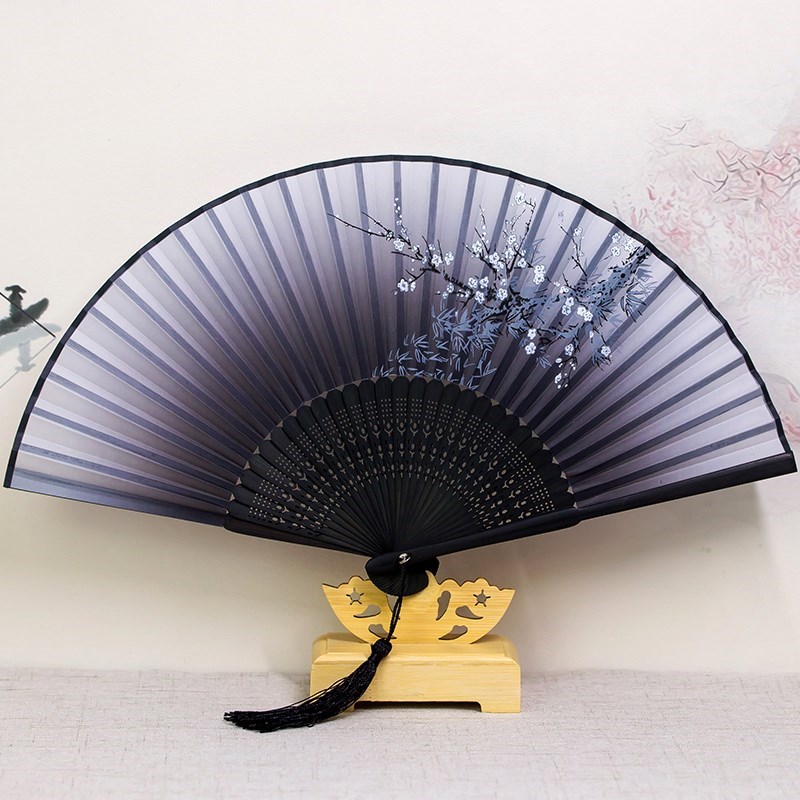巴卫韩版同款韩版折扇古风随身女子韩版夏季随身学生扇子折叠 淘宝 份
