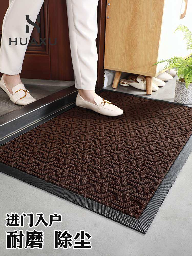 家用门口地垫进门地毯入户大门脚垫玄关脚踏垫子蹭土进户门垫室外