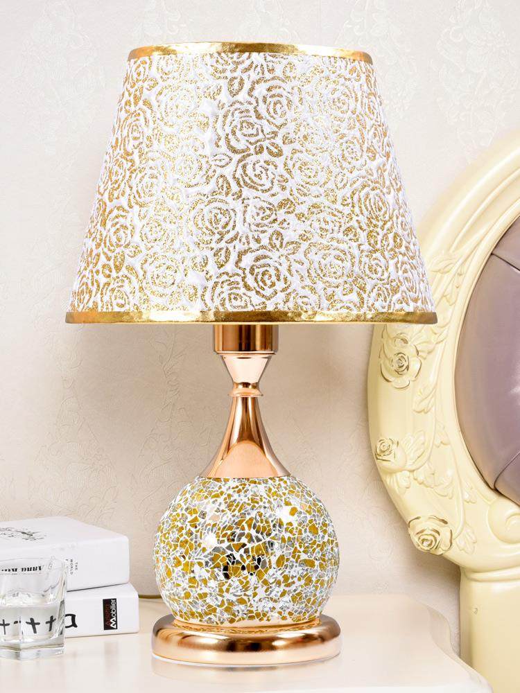 欧式台灯床头灯主卧室家用ins少女浪漫温馨台灯轻奢床头柜上台灯