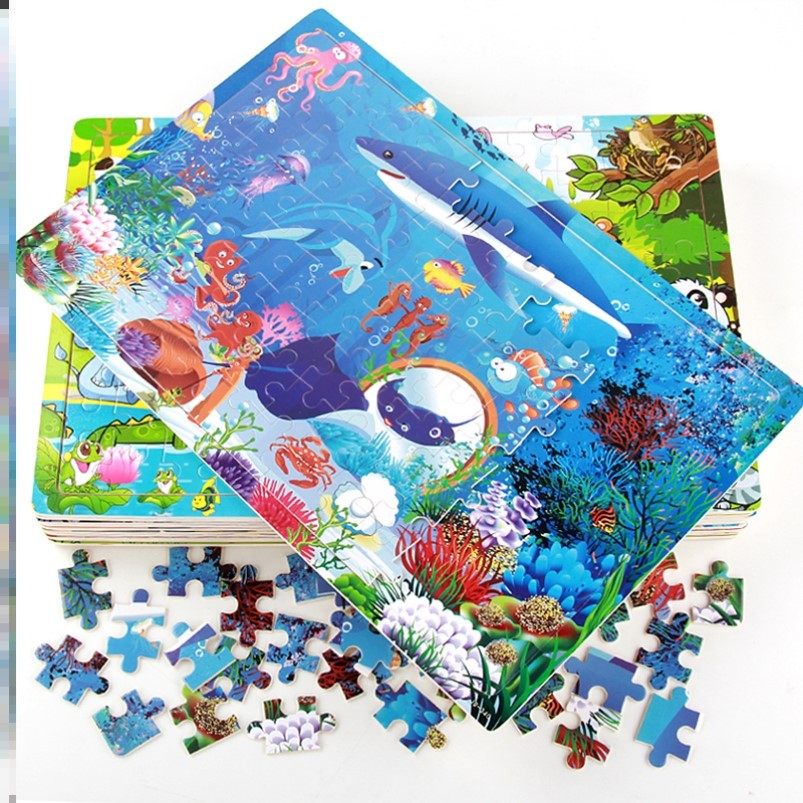 拼图儿童坐益智十岁礼物学智能宙太空玩200男孩女孩我94200块摆摊-泡