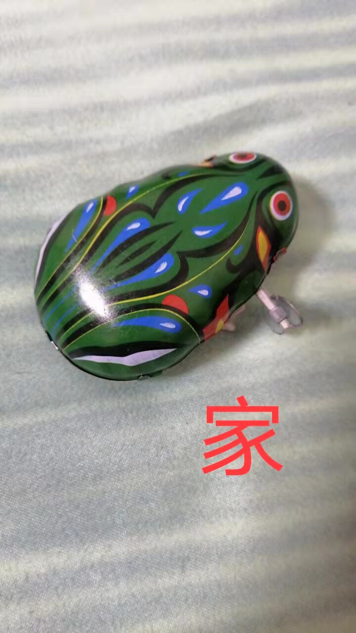 铁皮青蛙8090后怀旧经典弹跳跳动物小鸡儿童抖音同款发条青蛙玩具
