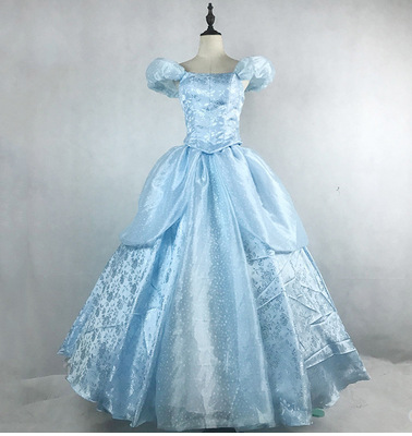 仙蒂公主灰姑娘公主裙cosplay服装大人cos服成年