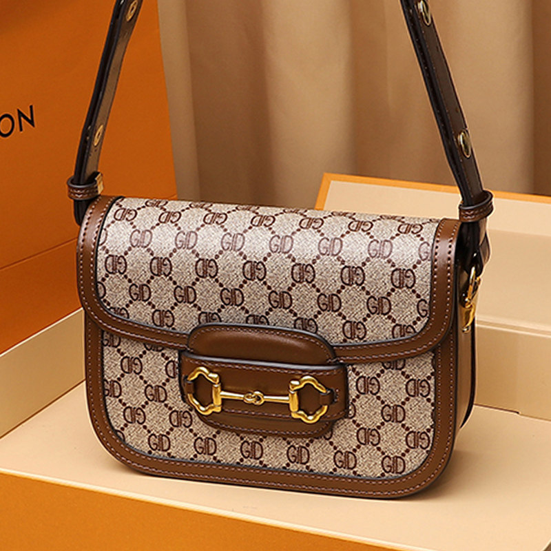 法国大牌高级感1995马鞍包单肩斜挎包真皮包包女2022新款夏季女包