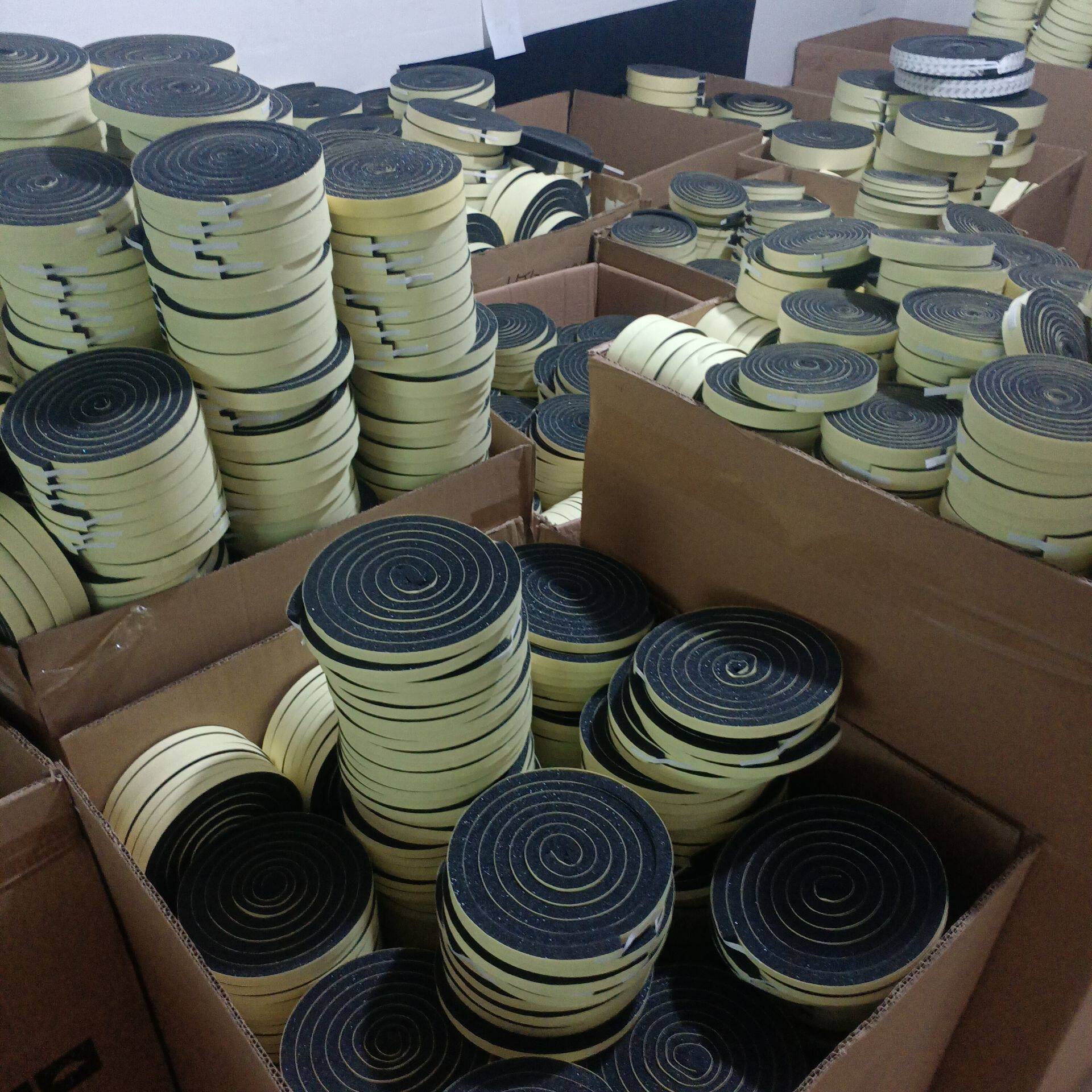 pu海绵单面胶带柔软透气汽车电子防尘防撞密封缓冲线束泡沫棉胶条