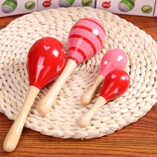 追锤无婴儿沙锤红色宝宝小听球手色摇铃抓握视觉训练新生玩具训练