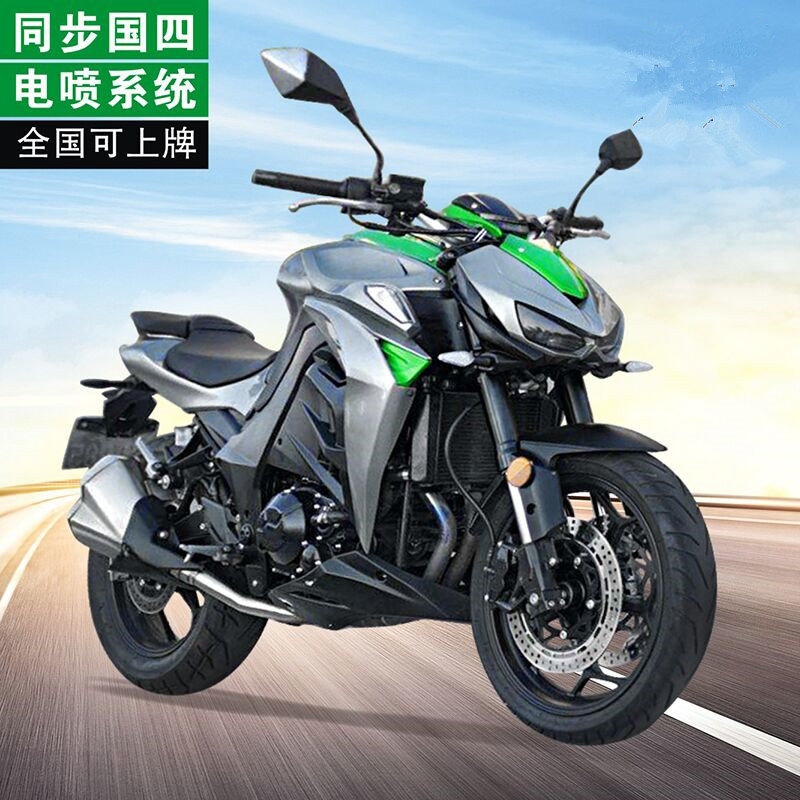 宝雕n19摩托车跑车大蟒蛇400cc国4电喷 街车公路赛复古趴赛可上牌