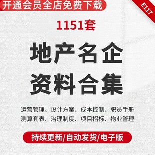 地产名企资料-保利恒大万科招商碧桂园龙湖 中海管理制度手册地产项目资金管理招商地产财务报表地产税务培训