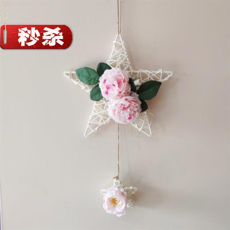背景墙卧室门装饰挂件挂n饰房间饰品温馨壁挂花环奶茶店走廊悬挂在类目 家居饰品, 壁饰中 - 来自Buy2taobao.com提供专业的淘宝代购服务