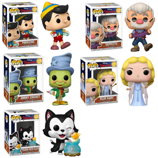 Funko pop 匹诺曹Pinocchio80周年周边盖比特木匠蓝仙女蟋蟀公仔