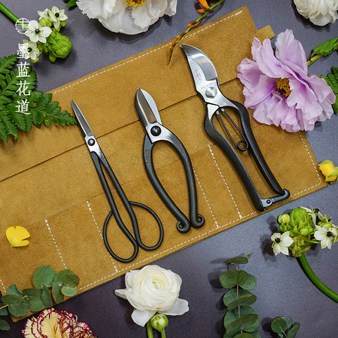 日本若狭屋花艺剪刀家用花卉鲜花插花专用花剪园艺剪刀修枝剪
