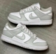 Nike Dunk low PhotonDust 防滑轻便板鞋百搭女款白灰DD1503-103