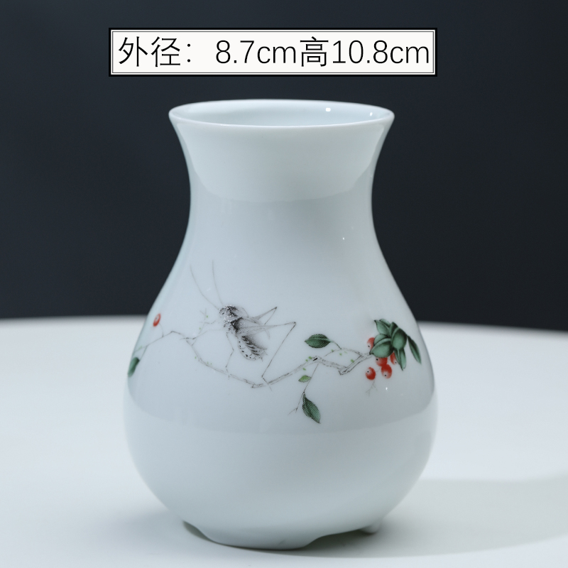 新品现代简约桌面客厅创意插花摆件家居装饰品陶瓷干花花瓶花艺摆