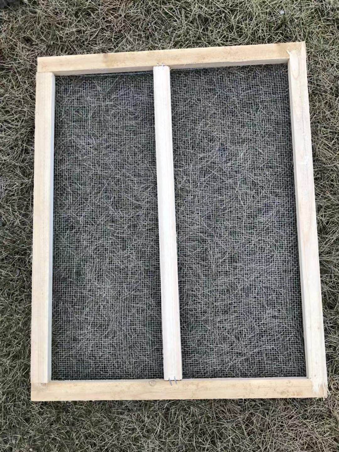 蜂箱纱盖框镀锌铁纱铁丝网副盖专用纱网七框纱盖十框纱盖养蜂网纱