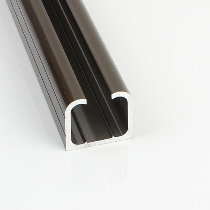 导轨移门轨道滑道实木门玻璃门折叠推拉门滑轨滑轮吊滑