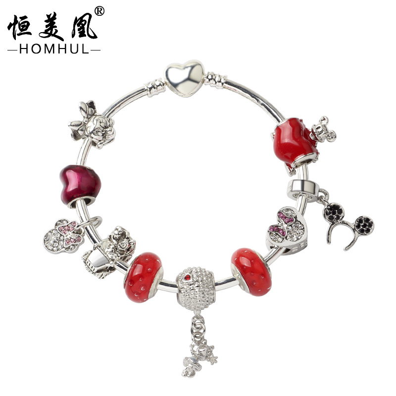 恒美凰新款流行动漫老鼠吊坠手链 DIY可爱米奇米妮散珠串珠手饰|ruв категории Украшения,ювелирные изделия, браслет - от Buy2taobao.com для оказания профессиональной услуги покупки агента Taobao