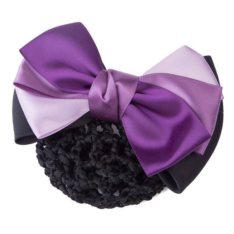 头花女职业盘发护士发网头饰发夹酒店银行空姐工作上班网兜发饰品