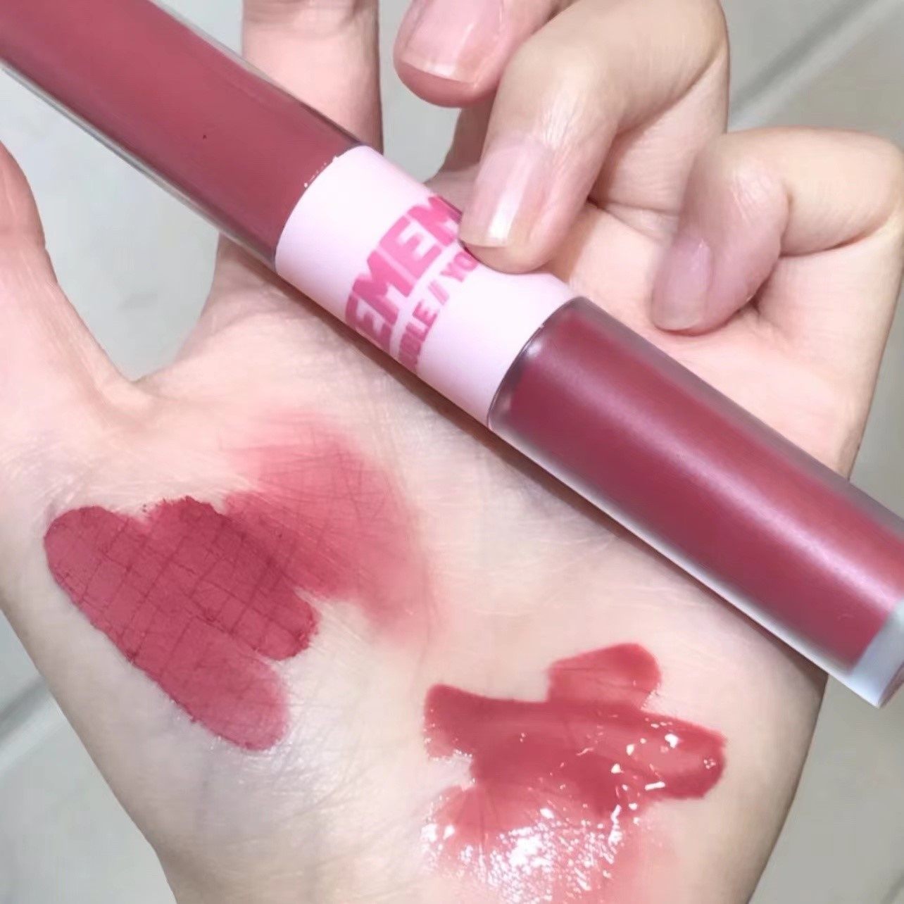 leemember/荔萌唇泥想主义栗子小熊口红唇彩双头唇釉fun05 3 nb01