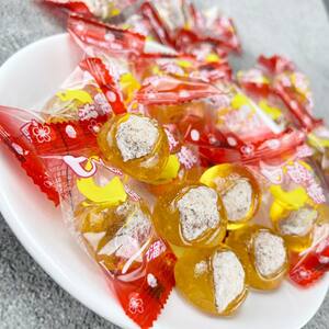 酸溜溜糖口酸糖话梅糖老式怀旧小卖部零食儿时回忆酸梅心糖喜糖果