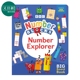字母积木数字积木探索 Numberblocks Number Explorer A Big Board Book 英文原版进口 儿童卡通动画 纸板书绘本 又日新