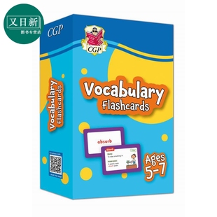 Vocabulary Flashcards for Ages 5-7 5-7岁单词卡片 英文原版进口 小学教辅参考书工具书 英语单词卡片 英语学习 又日新