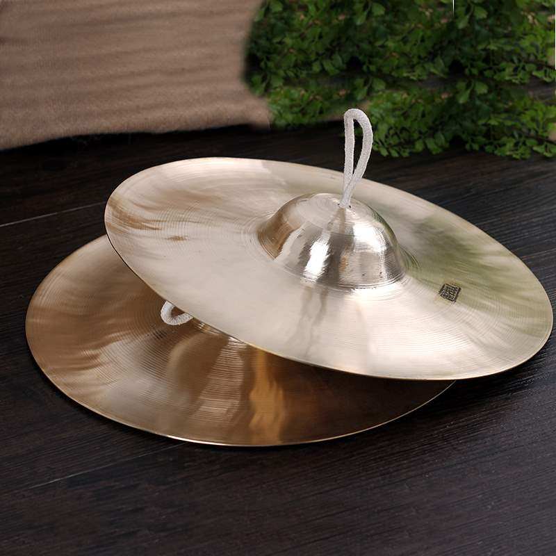 铜镲30cm军鼓27公分腰鼓镲大乐队锣鼓镲钹专业军镲