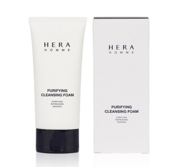 一折赫拉洗面奶韩国_hera homme purifying cleansing foam 男士洗面