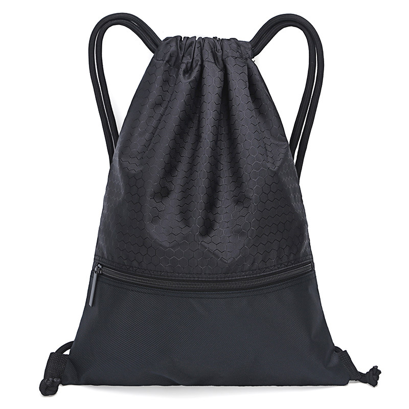 定制束口包袋抽绳双肩包防水收纳袋运动旅行轻便简易健身拉绳背包