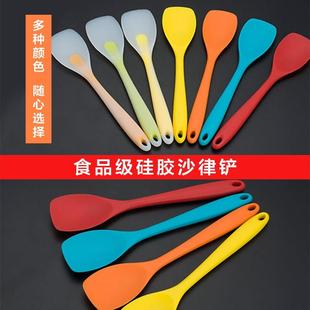 食品级硅胶铲勺 耐高温家用厨房果子煎饼铁板铲子神器 烹饪勺工具