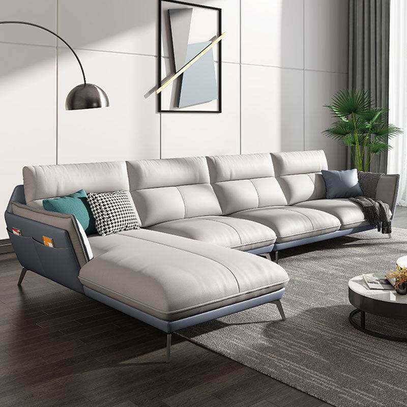 胜慧姿科技布沙发轻奢极简现代小户型客厅北欧ins转角贵妃布艺沙