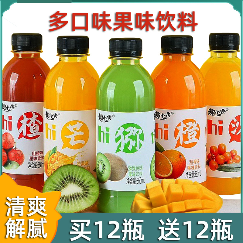 果味饮料沙棘汁橙汁360ml*24