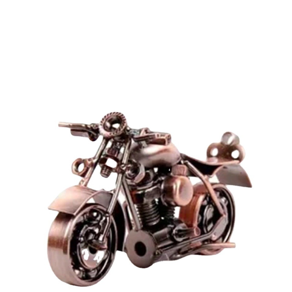铁艺摩托车模型摆件 金属家居装饰工艺品跨境外贸跨境商品