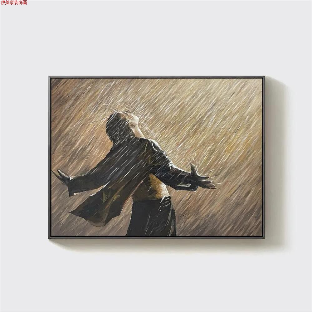 《救赎》装饰画梵布高限量版画油画喷绘壁画卧室肖申克的救赎挂画