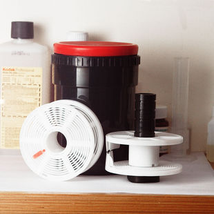 显影罐c41彩色黑白胶片冲洗设备为120胶卷优化套装暗房袋冲洗罐|