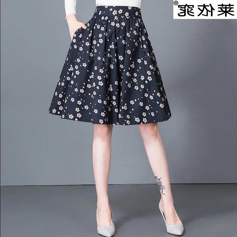 【有内衬】碎花半身裙女大码短裙夏装新款高腰百褶裙a字裙中长款|ruв категории Женская одежда, юбка - от Buy2taobao.com для оказания профессиональной услуги покупки агента Taobao