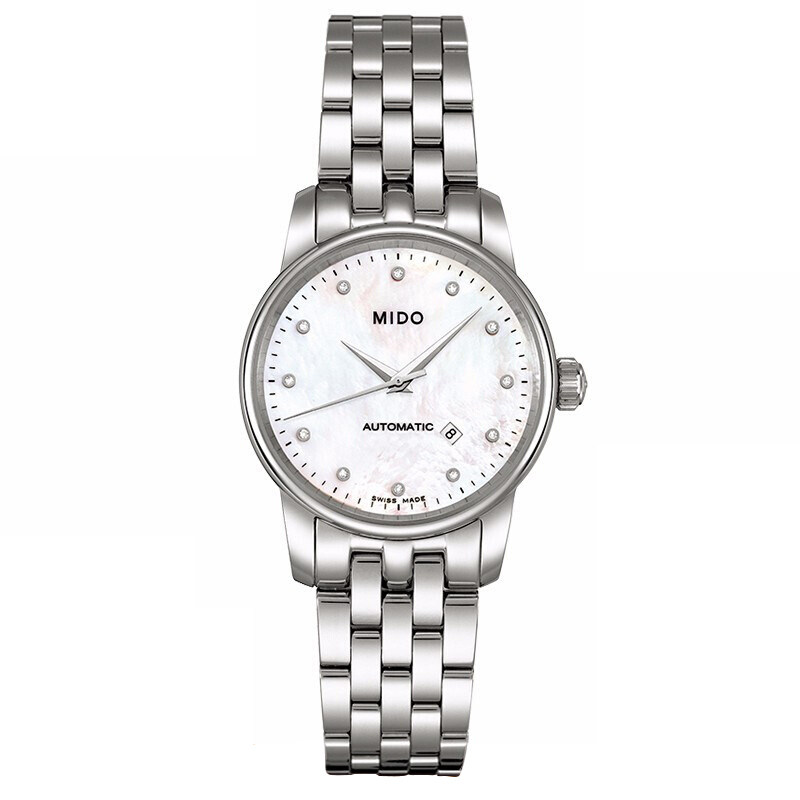 mido美度正品手表女 贝伦赛丽系列钢带机械女士腕表m7600.4.69.
