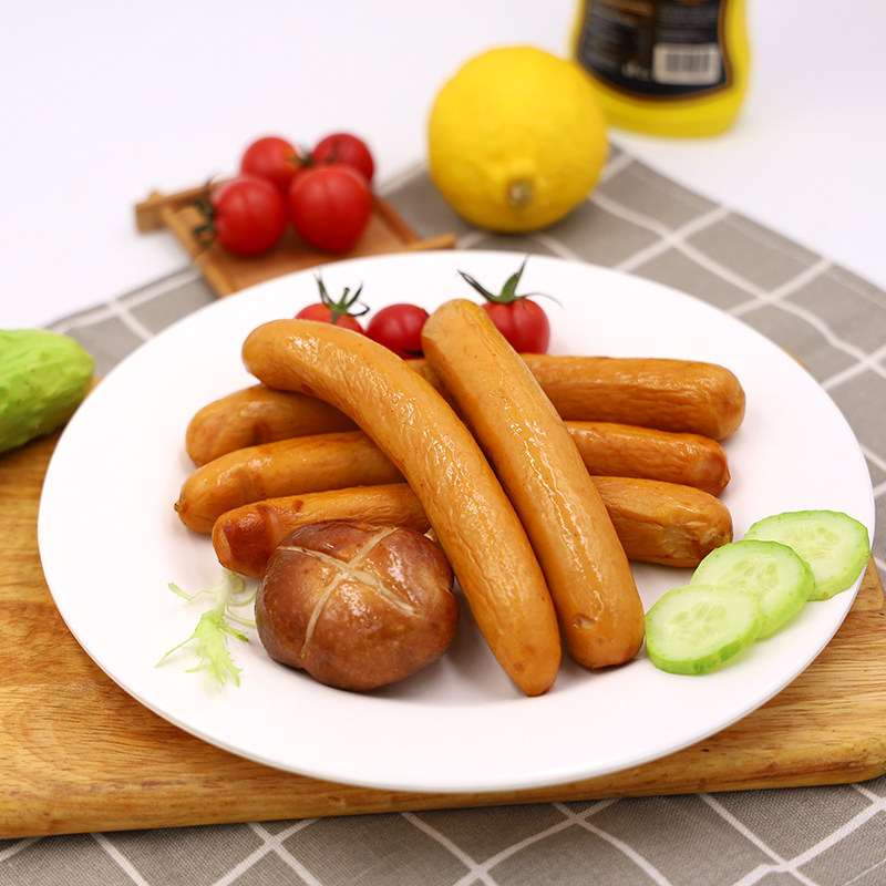 健士牌 维也纳小泥肠香肠烤肠500g酒店西餐厅食材风味热狗早餐肠