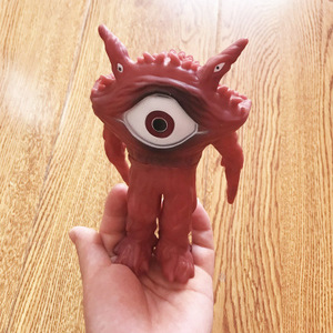 银河奥特怪兽玩具 加恩q软胶 眼q 加恩q 小怪兽变形人偶机器人男