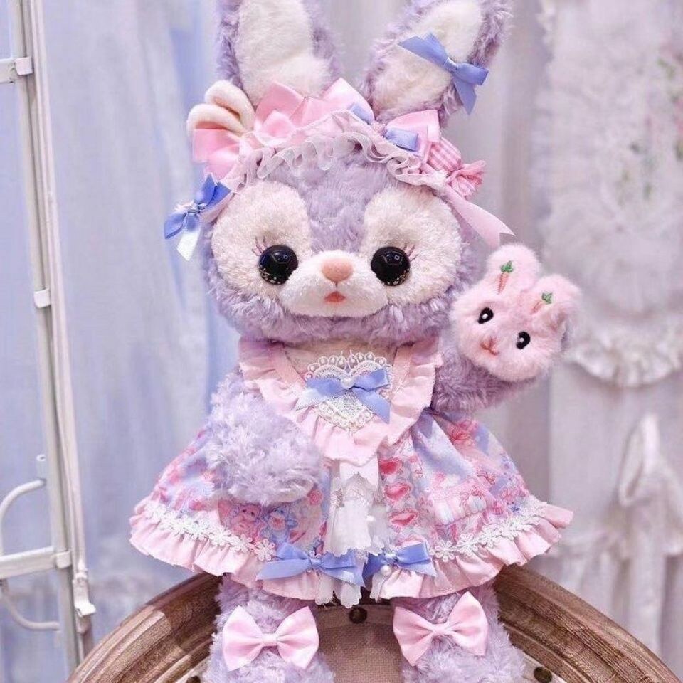 新带路的娃娃新大陆小兔子星黛露礼盒包装套装毛绒公仔骨架兔摆件