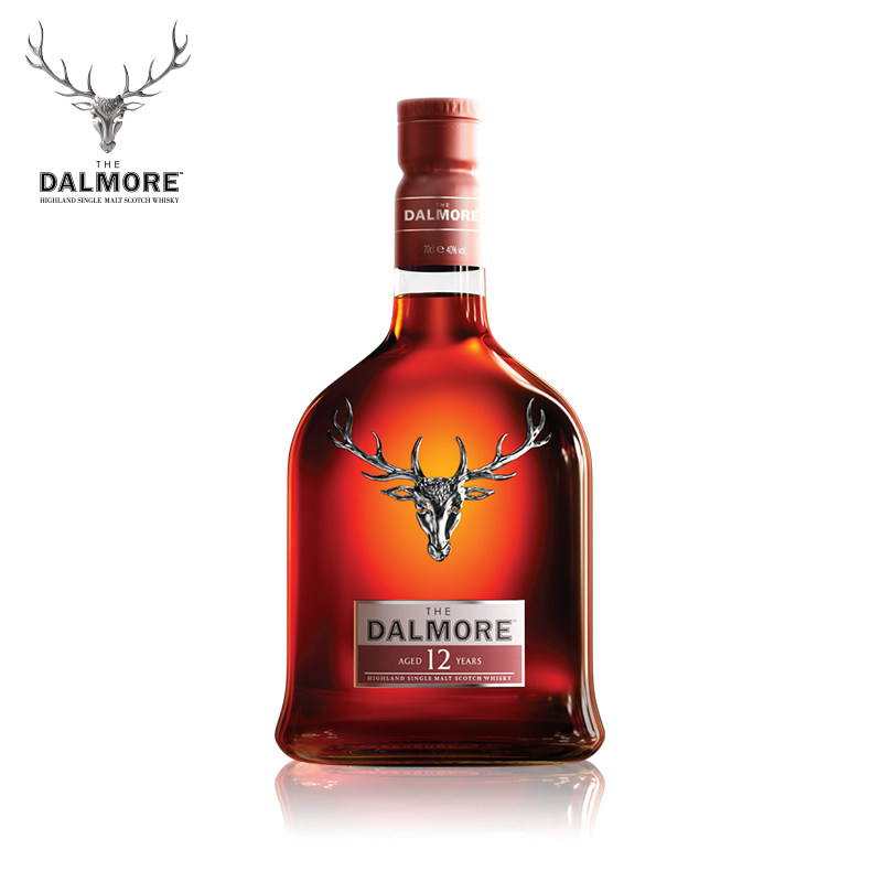 dalmore大摩12年苏格兰单一麦芽威士忌700ml单瓶装洋酒