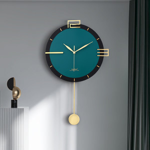 餐厅时钟挂钟创意时尚家用图片