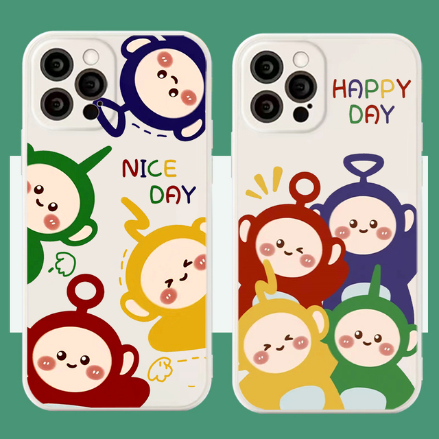 可爱天线宝宝手机壳适用于苹果131415mini华为Nova7Pro小米11OPPOvivo X20Plus