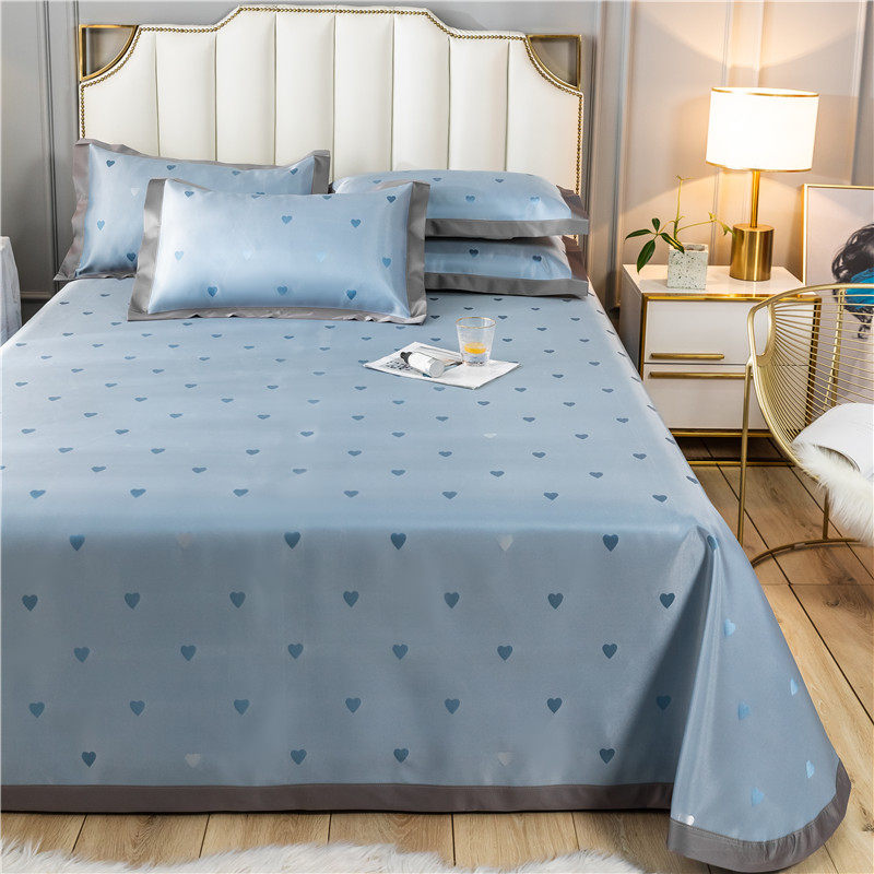 8m床三件套可水洗机洗折叠2.0米夏天床单软席子1.