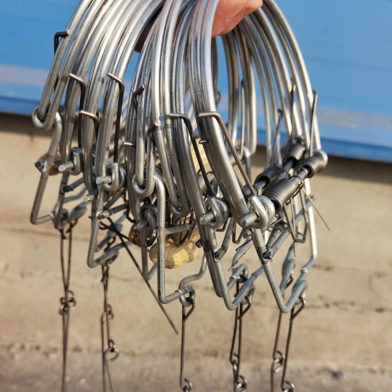 9老鼠夹子捕鼠器家用扑捉抓铁夹强力连续全自动陷阱灭鼠神器一窝端已